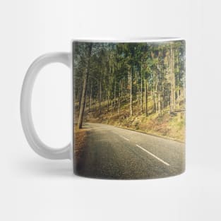 crossroad in the woods Mug